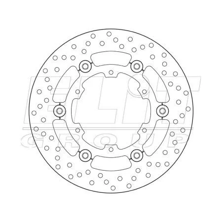 Гальмівний диск BREMBO 78B40833 (фото 1)