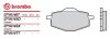 Гальмівні колодки BREMBO BRM 07YA14SD (фото 1)