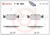 Гальмівні колодки дискові BREMBO P06 008 (фото 1)