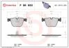 Комплект гальмівних колодок з 4 шт. дисків BREMBO P06050 (фото 1)
