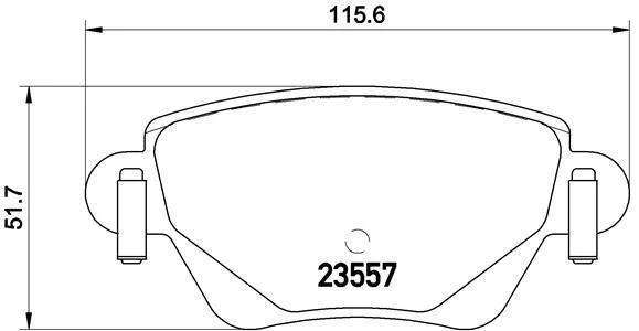 Гальмівні колодки дискові BREMBO P24 059 (фото 1)