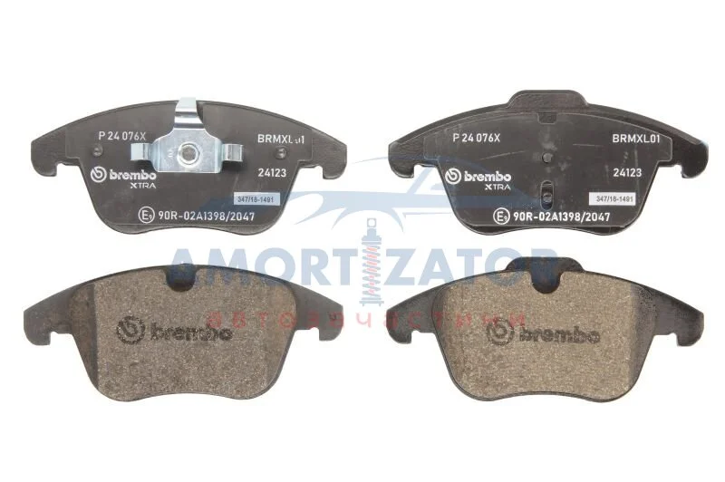 Гальмівні колодки дискові BREMBO P24 076X (фото 1)
