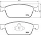 Комплект гальмівних колодок з 4 шт. дисків BREMBO P24157 (фото 1)