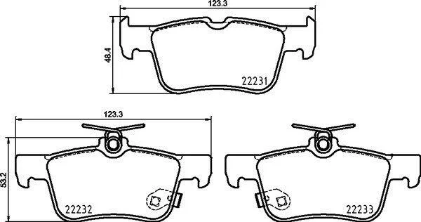 Тормозные колодки BREMBO P24 217 (фото 1)
