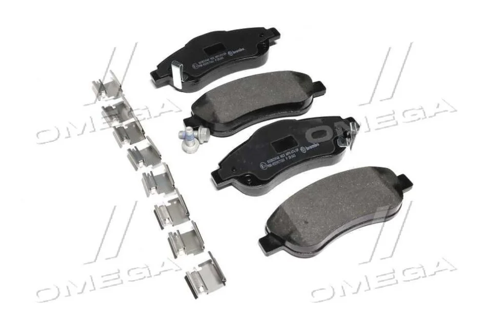 Комплект гальмівних колодок з 4 шт. дисків BREMBO P28 045 (фото 1)