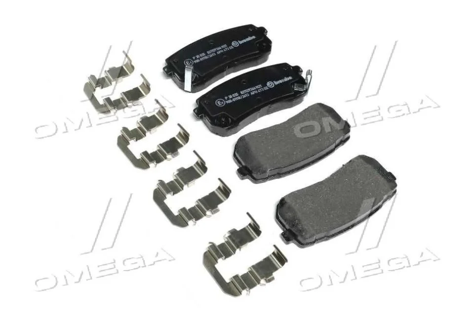 Гальмівні колодки дискові BREMBO P30 035 (фото 1)