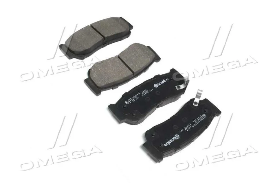Комплект гальмівних колодок з 4 шт. дисків BREMBO P30 037 (фото 1)