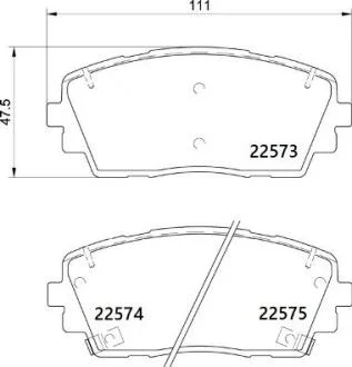 Гальмівні колодки дискові BREMBO P30 115