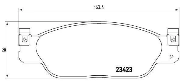 Гальмівні колодки дискові BREMBO P36 012 (фото 1)