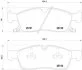 Комплект гальмівних колодок з 4 шт. дисків BREMBO P37017 (фото 1)
