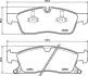 Гальмівні колодки дискові BREMBO P37 027 (фото 1)