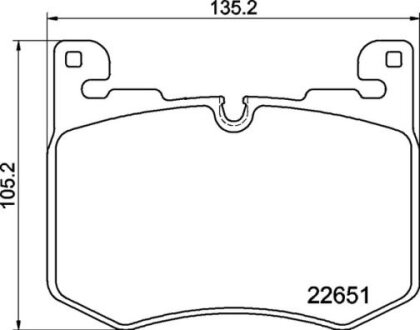 Гальмівні колодки дискові BREMBO P44030
