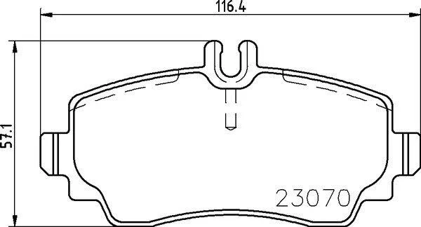 Гальмівні колодки дискові BREMBO P50 047 (фото 1)