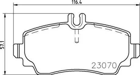 Гальмівні колодки дискові BREMBO P50 047