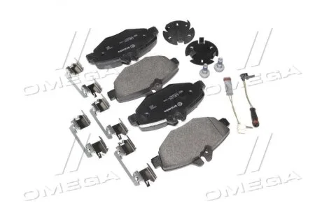 Комплект гальмівних колодок з 4 шт. дисків BREMBO P50049
