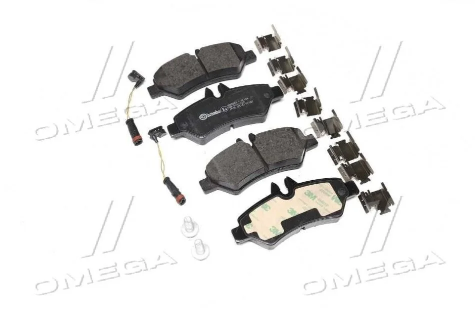 Комплект гальмівних колодок з 4 шт. дисків BREMBO P50 084 (фото 1)