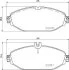 Комплект гальмівних колодок з 4 шт. дисків BREMBO P50 124 (фото 1)