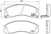 Гальмівні колодки дискові BREMBO P54 017X (фото 1)