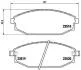 Гальмівні колодки дискові BREMBO P54 027 (фото 1)