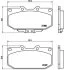 Комплект гальмівних колодок з 4 шт. дисків BREMBO P56025 (фото 1)