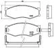 Гальмівні колодки дискові BREMBO P56 056 (фото 1)