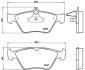 Гальмівні колодки дискові BREMBO P59 019 (фото 1)