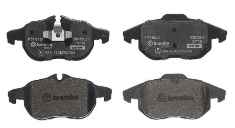 Гальмівні колодки дискові BREMBO P59 043X
