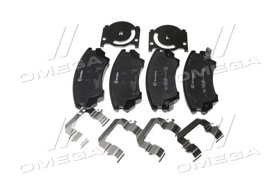 Комплект гальмівних колодок з 4 шт. дисків BREMBO P59 055 (фото 1)