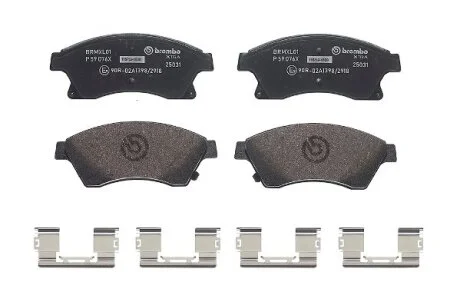 Гальмівні колодки дискові BREMBO P59 076X