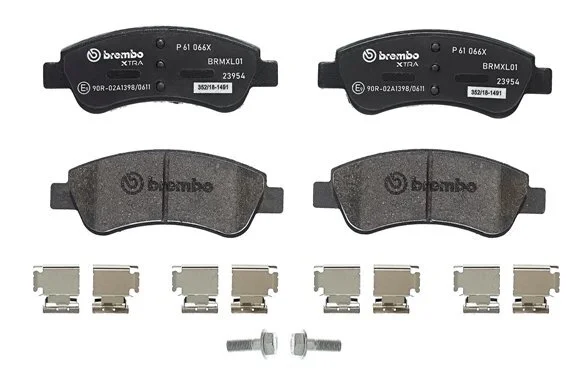Гальмівні колодки дискові BREMBO P61 066X (фото 1)
