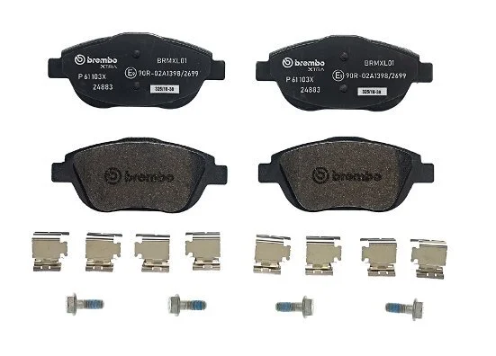 Гальмівні колодки дискові BREMBO P61 103X (фото 1)