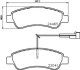 Гальмівні колодки дискові BREMBO P61 125 (фото 1)
