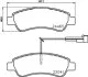 Гальмівні колодки дискові BREMBO P61 125 (фото 1)