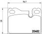 Гальмівні колодки дискові BREMBO P65 003 (фото 1)