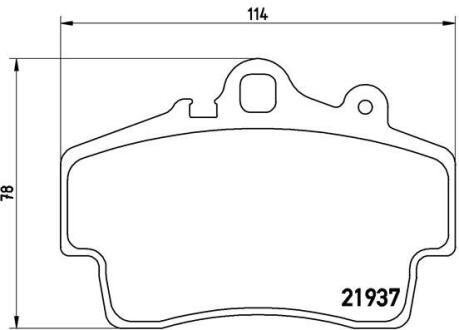 Гальмівні колодки BREMBO P65007