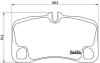 Гальмівні колодки дискові BREMBO P65 013 (фото 1)