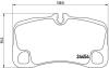Гальмівні колодки дискові BREMBO P65 022 (фото 1)