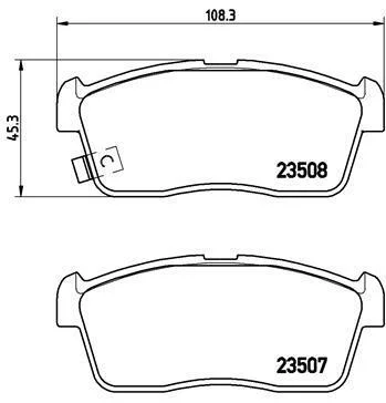 Гальмівні колодки дискові BREMBO P79 020 (фото 1)