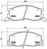 Гальмівні колодки дискові BREMBO P83 093 (фото 1)