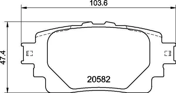 Гальмівні колодки дискові BREMBO P83 174 (фото 1)