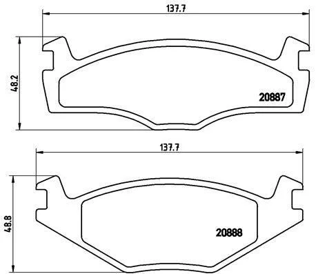 Гальмівні колодки дискові BREMBO P85 005 (фото 1)