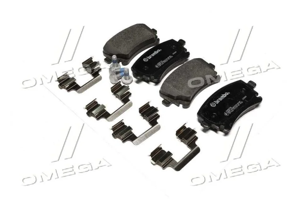 Комплект гальмівних колодок з 4 шт. дисків BREMBO P85 076 (фото 1)