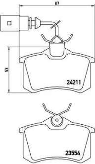 Гальмівні колодки дискові BREMBO P85 101