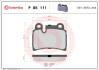 Гальмівні колодки дискові BREMBO P85 111 (фото 1)