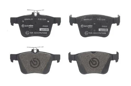 Комплект гальмівних колодок з 4 шт. дисків BREMBO P85 124X