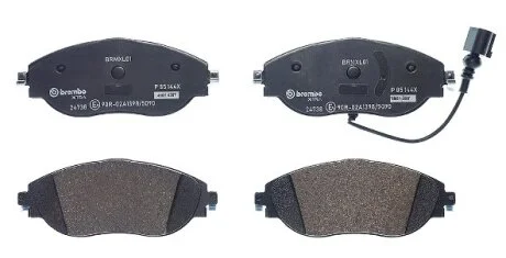 Комплект гальмівних колодок з 4 шт. дисків BREMBO P85 144X