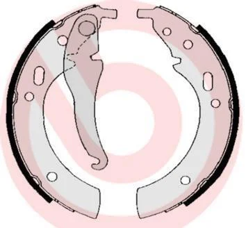 Гальмівні колодки барабанні BREMBO S06 501