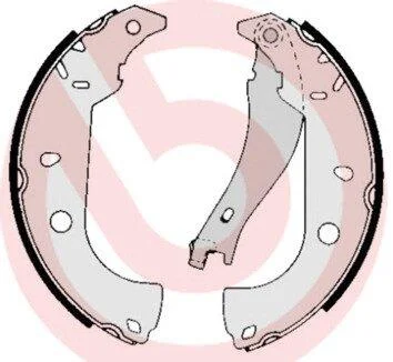 Гальмівні колодки барабанні BREMBO S23 511