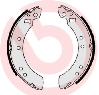 Гальмівні колодки барабанні BREMBO S24 501