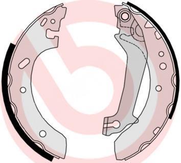 Гальмівні колодки барабанні BREMBO S24 526